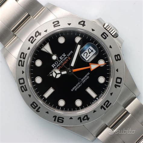 rolex explorer 2 subito|used rolex explorer for sale.